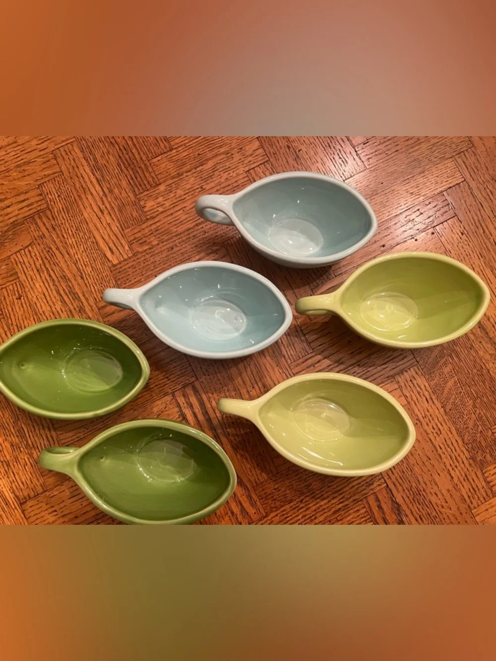 Crate&Barrel 6 individual creamers by B. Eigen
